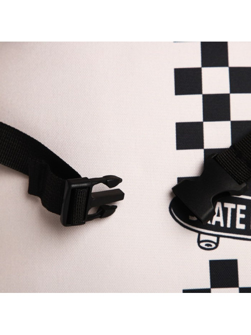 Рюкзак школьный текстильный с креплением для скейта Skate more, 38×29×11 см, чёрный, отдел на молнии