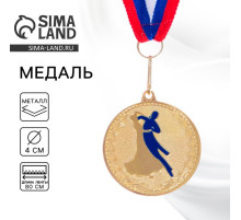 Медаль золото «Танцы», d=4 см, с лентой