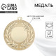 Медаль под нанесение золото 024, d=5 см, без ленты