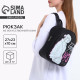 Рюкзак школьный из искусственной кожи You make me stay 27×23×10 см