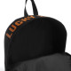Рюкзак школьный текстильный с печатью на верхней части LUCKY, 38×29×11 см, чёрный