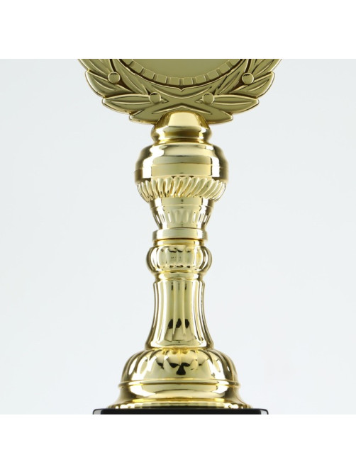 Кубок 068, наградная фигура, золото, подставка пластик, 23.5×8×7.5 см
