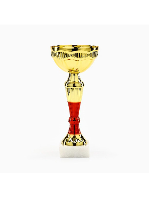 Кубок 152, наградная фигура, золото, подставка камень, 18.5×8×6 см