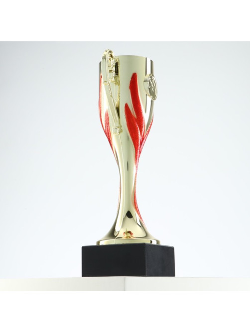 Кубок 187, наградная фигура, золото, подставка камень, 22.8 см