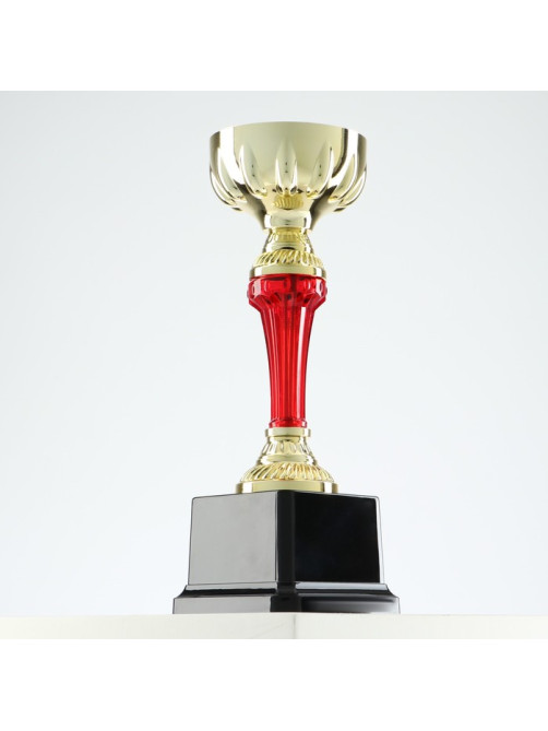 Кубок 076С, наградная фигура, золото, подставка пластик, 19×7×6.5 см
