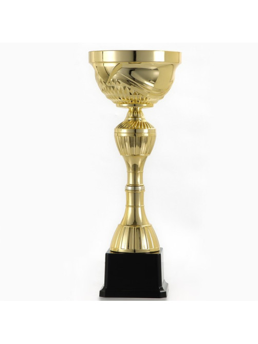 Кубок 134B, наградная фигура, золото, подставка пластик, 31.3×11.8×9.2 см