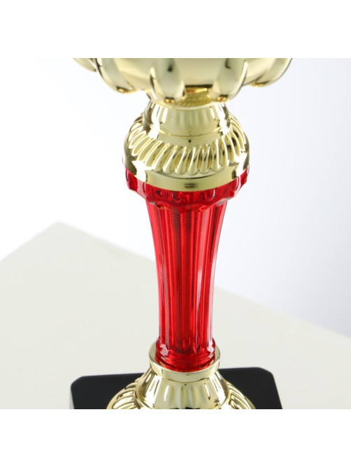 Кубок 076С, наградная фигура, золото, подставка пластик, 19×7×6.5 см