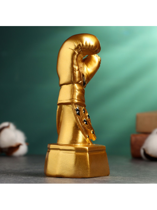 Кубок наградной с фигуркой «Бокс: перчатка», 15×7×6 см