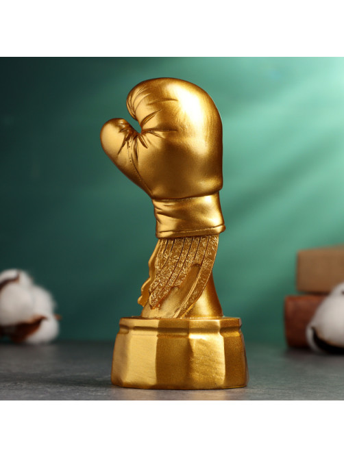 Кубок наградной с фигуркой «Бокс: перчатка», 15×7×6 см