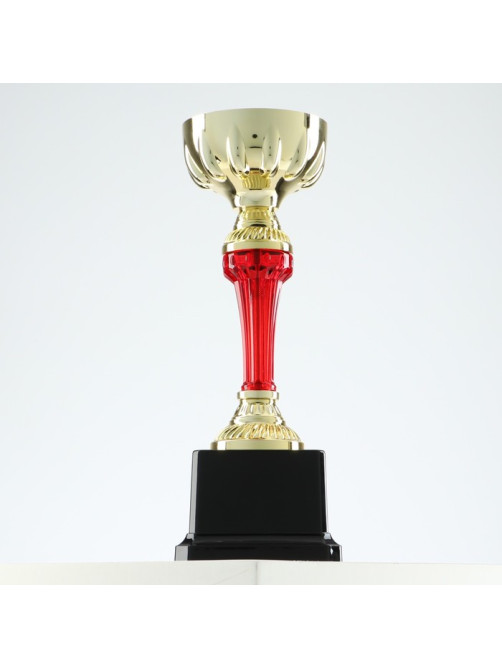 Кубок 076С, наградная фигура, золото, подставка пластик, 19×7×6.5 см