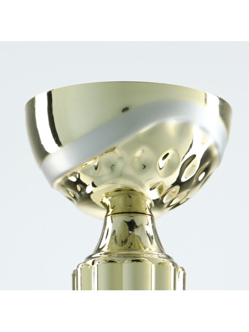 Кубок 106, наградная фигура, золото, подставка камень, 18.8 см