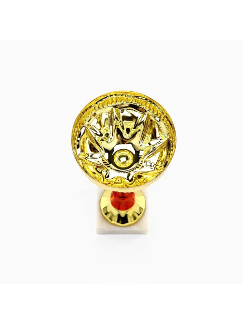 Кубок 152, наградная фигура, золото, подставка камень, 18.5×8×6 см