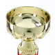 Кубок 076С, наградная фигура, золото, подставка пластик, 19×7×6.5 см