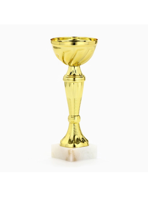 Кубок 162, наградная фигура, золото, подставка камень, 17.8×7×5 см