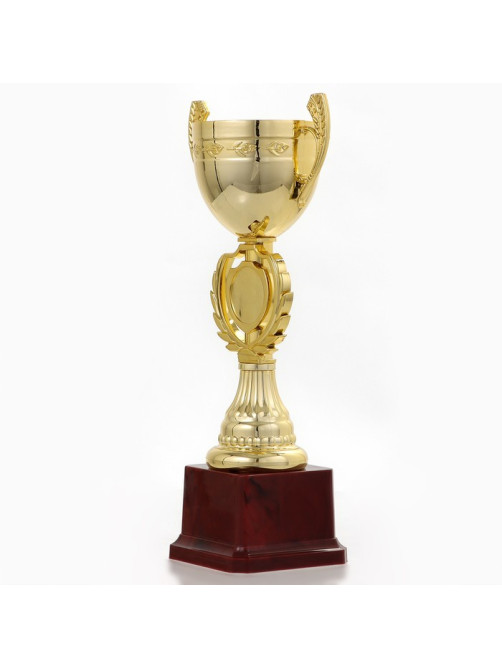 Кубок 081, наградная фигура, золото, подставка пластик, 24.7×9.7×7.5 см