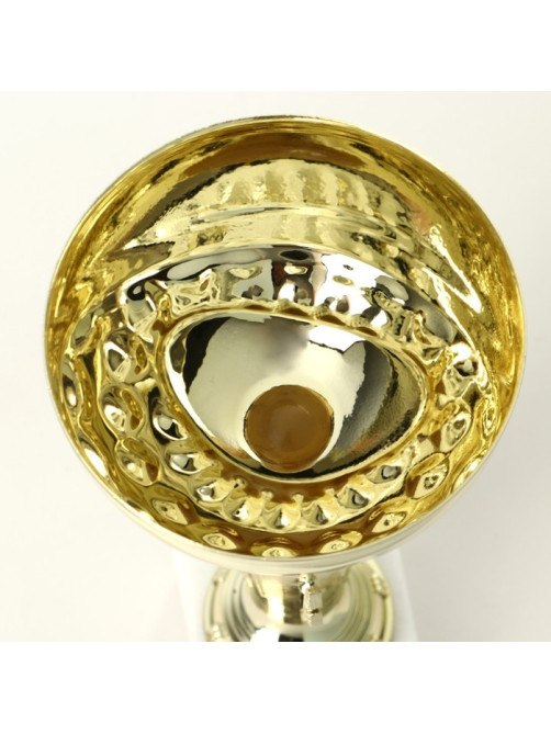 Кубок 107, наградная фигура, золото, подставка камень, 19 см