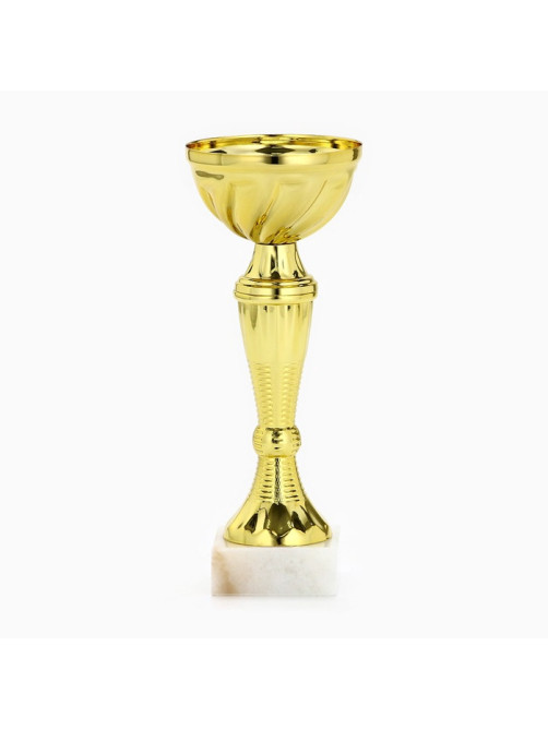 Кубок 162, наградная фигура, золото, подставка камень, 17.8×7×5 см