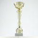 Кубок 151С, наградная фигура, золото, подставка камень, 22 см