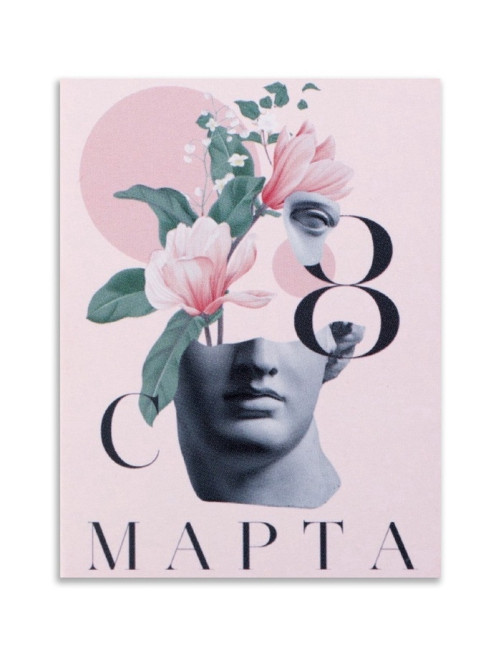Открытка-мини «8 марта», 8×6 см