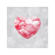 Открытка-валентинка Love, 14 февраля, облака, 7×6 см