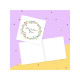 Открытка‒мини Just for you, цветочный веночек, 7×7 см