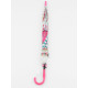 Зонт - трость детский «Розовый единорог», полуавтоматический, 8 спиц, R=41/47 см, d=82 см, белый