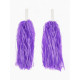 Помпоны для чирлидинга 2 шт., фиолетовые МИКС