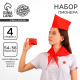 Набор пионера «Салют-пионерия», пилотка, галстук, удостоверение, значок