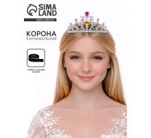 Корона на голову для девочки «Капелька», с гранями