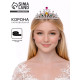 Корона на голову для девочки «Капелька», с гранями