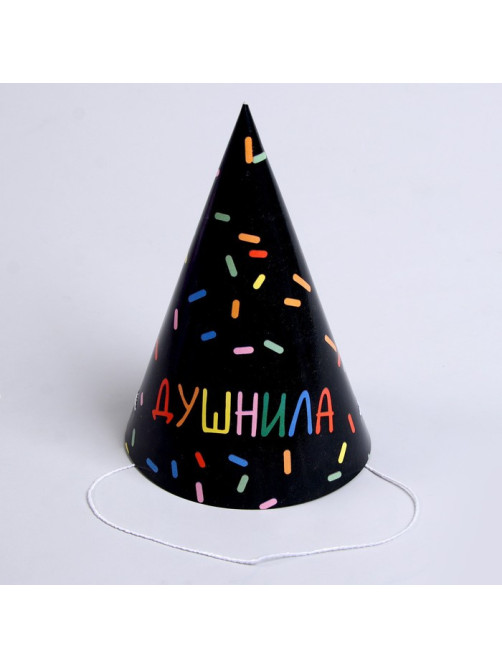 Колпак бумажный на день рождения «Душнила», в наборе 6 шт.