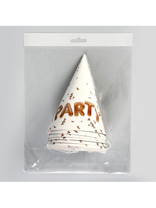 Колпак бумажный на день рождения Party, 6 шт.