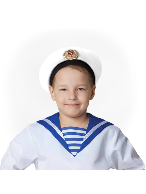Бескозырка белая, р. 55–56 см