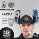 Каска «Не заBEERай меня с пати», с отверстиями под банки, цвет чёрный