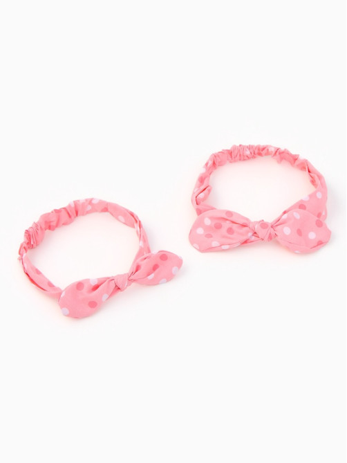 Повязки на голову для мамы и дочки «Крошка Я» Only for girls, 2 шт.