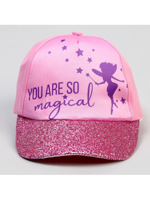 Кепка детская You're so magical, розовая, р-р. 52-54
