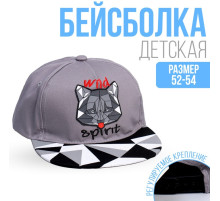 Кепка детская для мальчика «Wild spirit», р-р. 52-54 см
