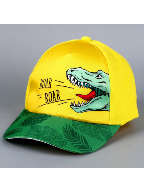 Кепка детская Roar Roar, жёлтая, р-р 54