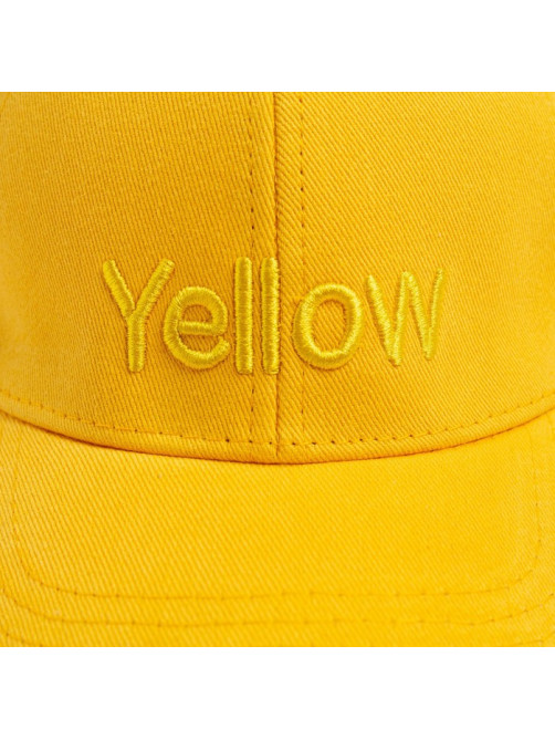 Кепка детская MINAKU Yellow, жёлтая, размер 52-54