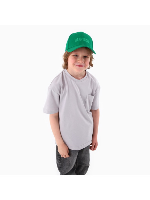 Кепка детская для мальчика Happycore, цвет зелёный, р-р 52-54, 5-7 лет