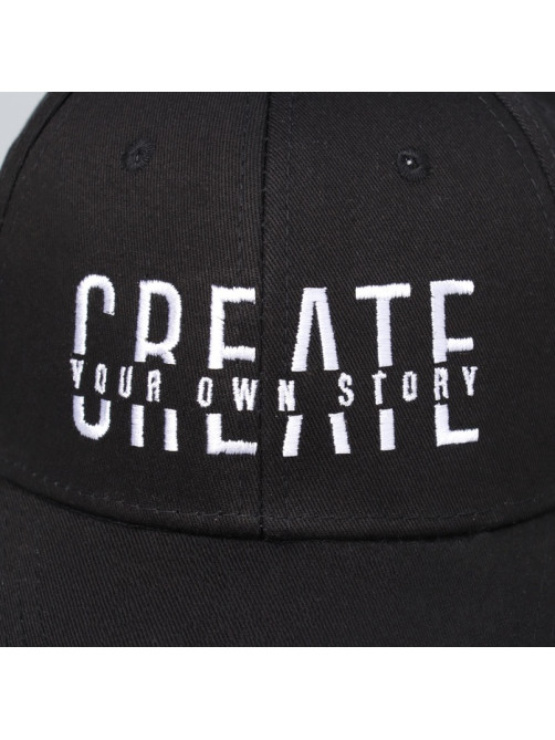 Кепка детская Create, чёрная, р-р 52-54, 5-7 лет