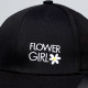 Кепка детская Flower girl, чёрная, р-р 52-54, 5-7 лет