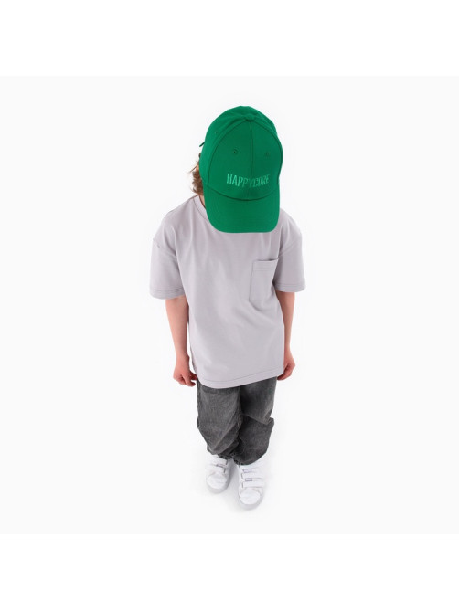 Кепка детская для мальчика Happycore, цвет зелёный, р-р 52-54, 5-7 лет