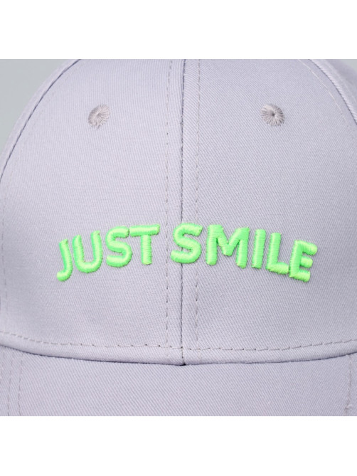 Кепка детская Just smile, серая, р-р 52-54, 5-7 лет