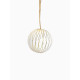 Ёлочные игрушки «Золотая нить», шары новогодние, d=4 см, набор 6 шт., МИКС