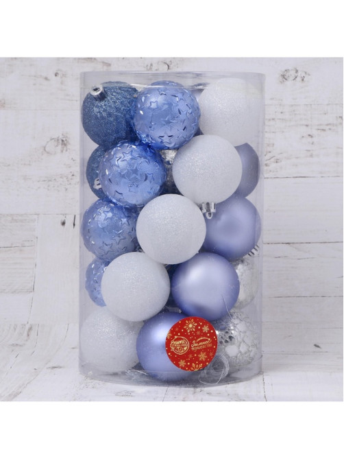 Ёлочные игрушки «Метелица» звёздочки, d=6 см, 25 шт., МИКС