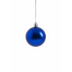 Ёлочные игрушки «Дорофея полосы блеск», шары новогодние, d=6 см, набор 6 шт., МИКС