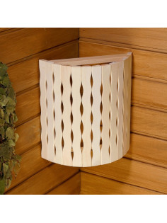 Абажур для бани и сауны «Косичка», липа, 31×27×10.5 см, настенный, угловой, «Добропаровъ»