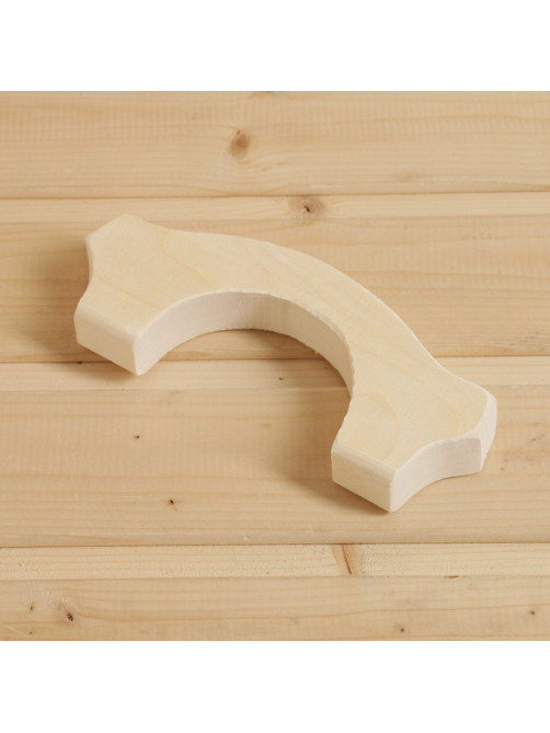 Ручка для бани и сауны, 20.5×7.5×2.6 см, деревянная, «Добропаровъ»