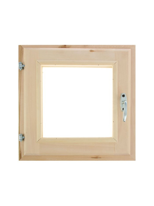 Окно деревянное, 40×40 см, двойное стекло, липа, Добропаровъ